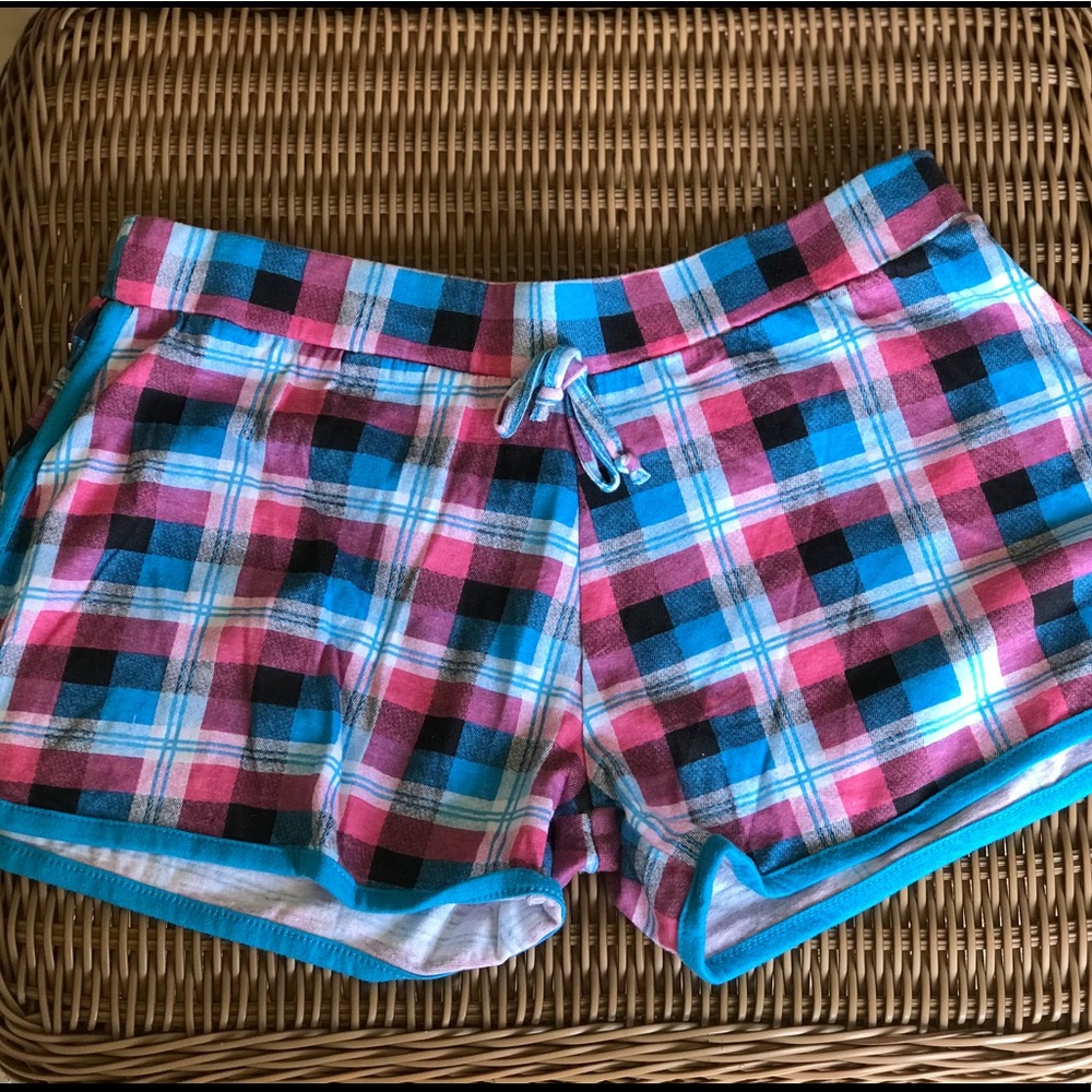 LOVE 2 SLEEP 💤 checkered pj shorts